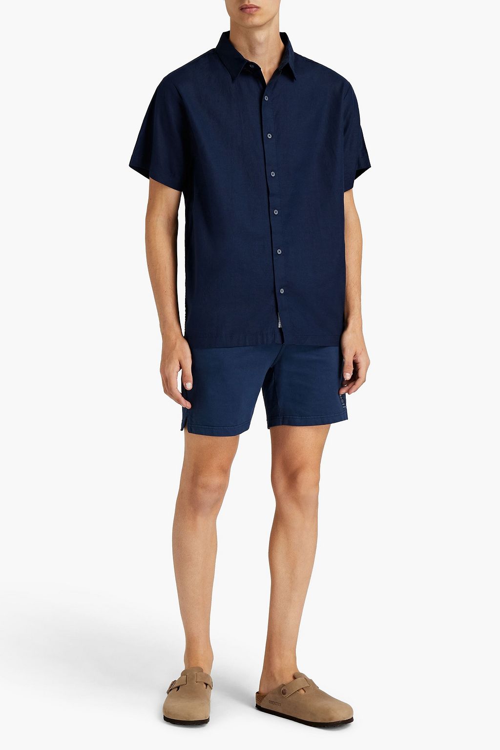 ONIA French cotton-terry shorts