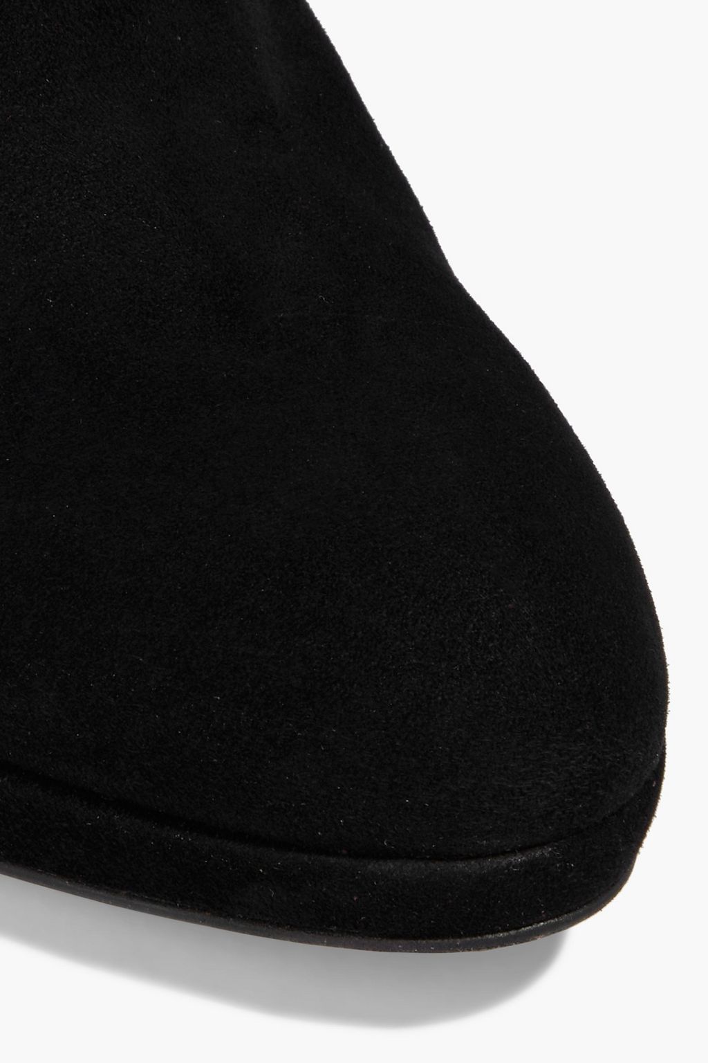 SERGIO ROSSI Suede platform ankle boots