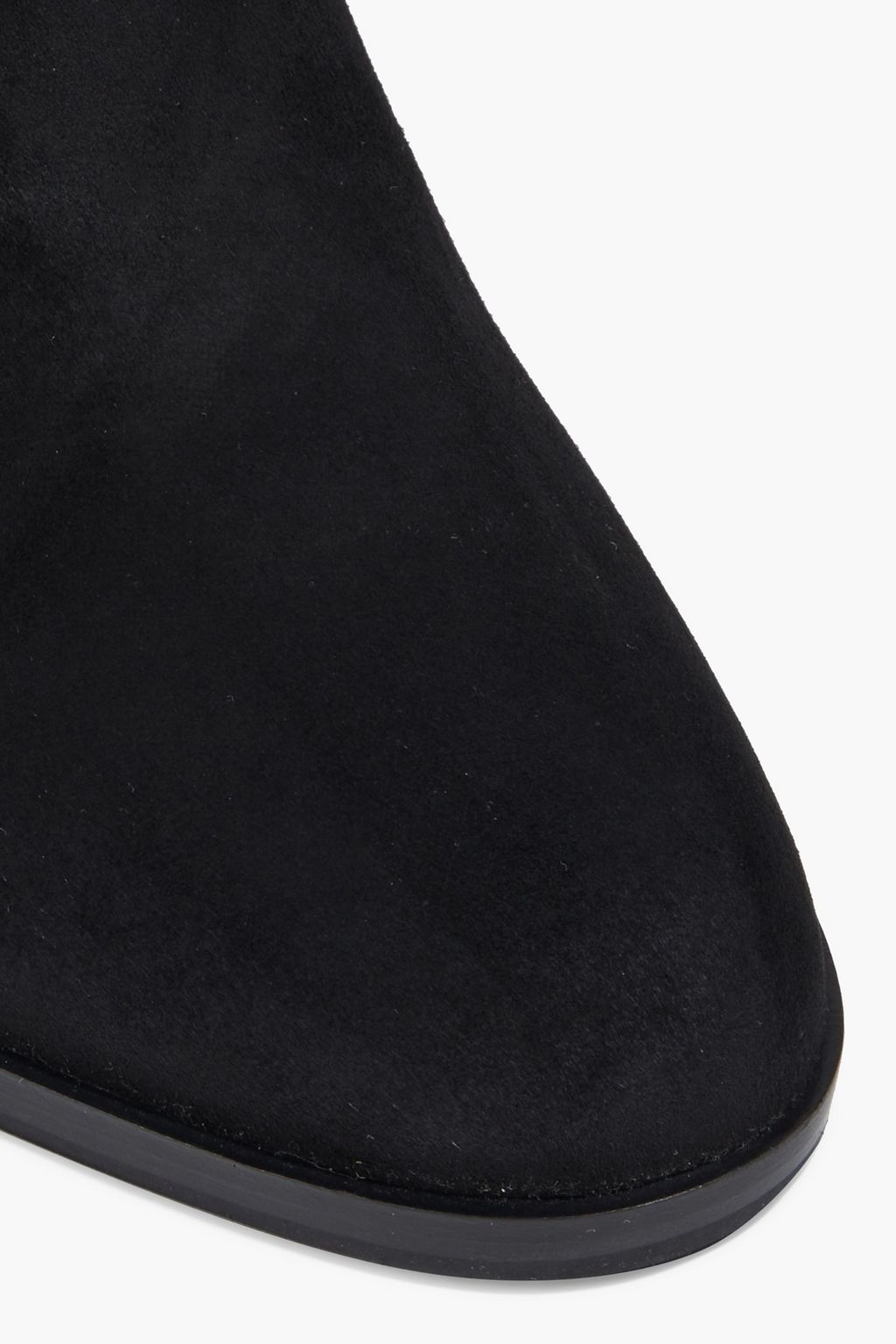 SERGIO ROSSI Buckled suede ankle boots