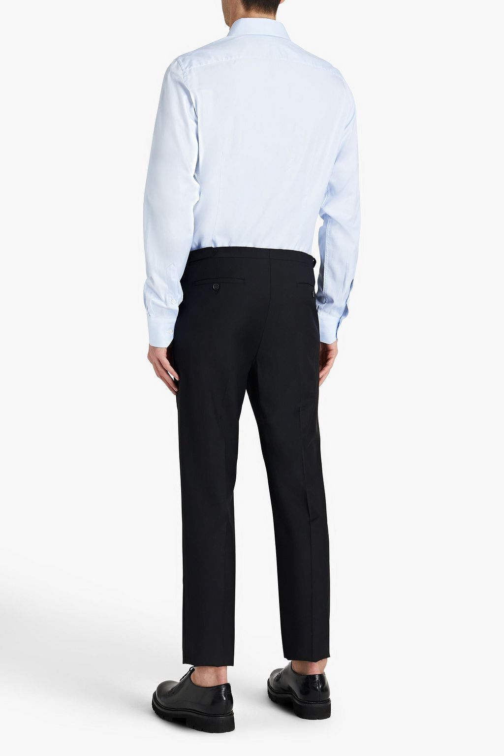 VALENTINO GARAVANI Tapered wool and mohair-blend pants
