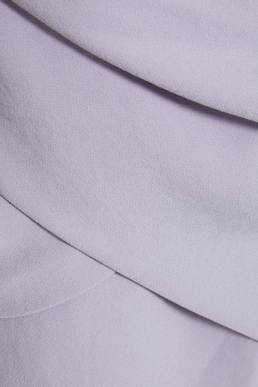IRO Lannie wrap-effect draped crepe mini skirt