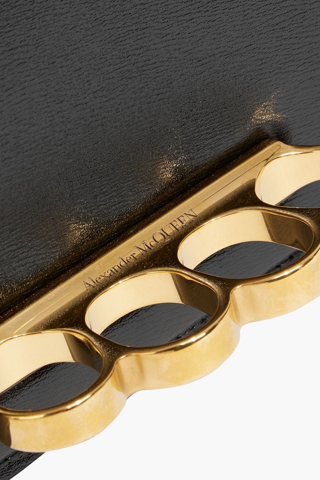 MCQUEEN Four Ring leather shoulder bag
