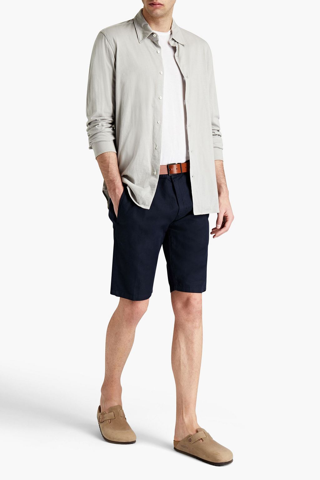 ASPESI Cotton-jersey shirt