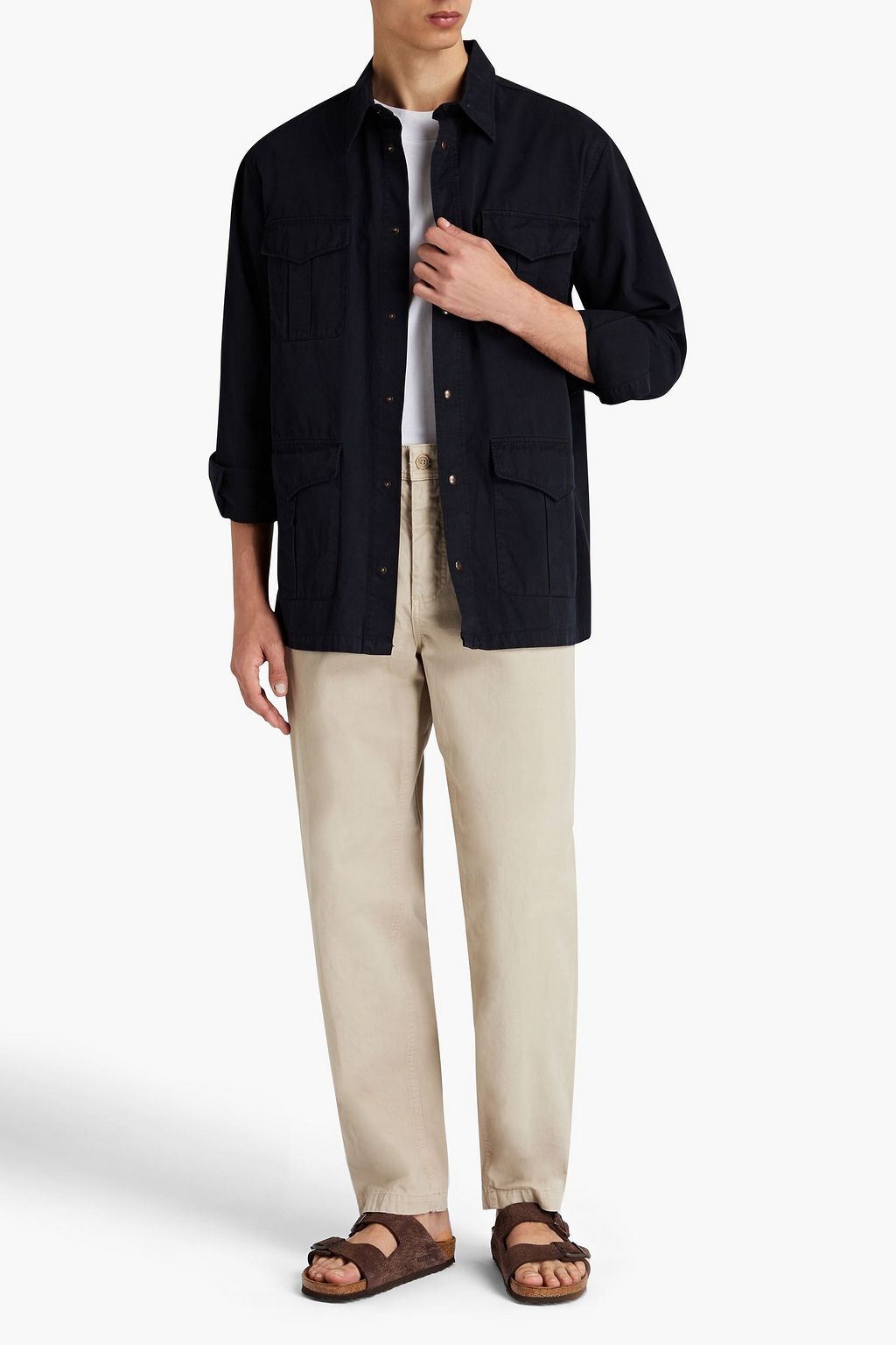 ASPESI Cotton-gabardine field jacket