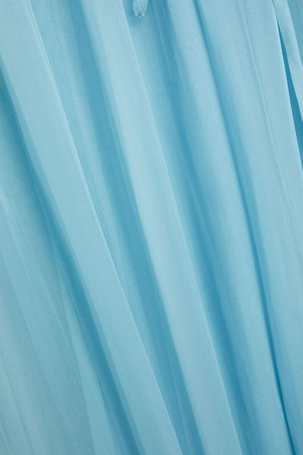 VALENTINO GARAVANI Maxikleid aus Seiden-Voile mit Raffung