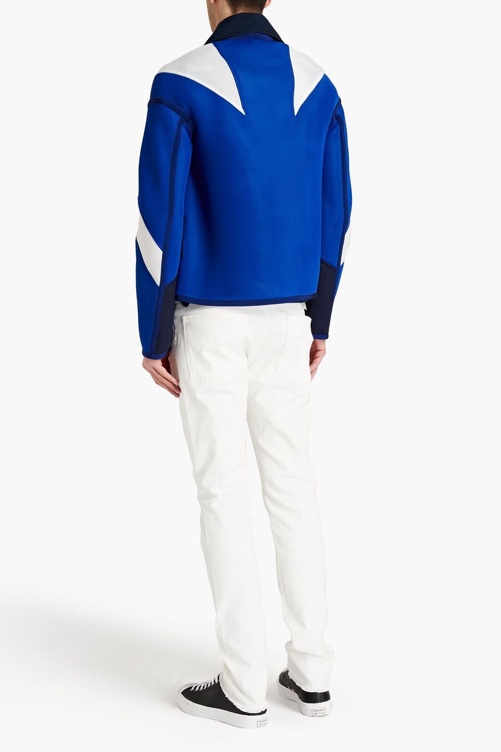 VALENTINO Color-block mesh jacket