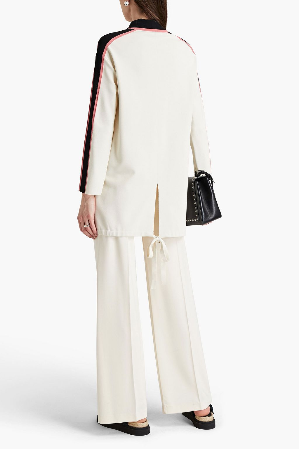VALENTINO GARAVANI Jacke aus Stretch-Strick mit Streifen