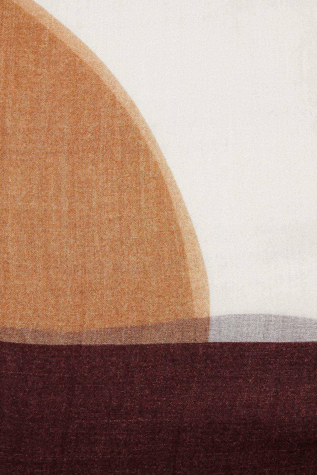 VALENTINO GARAVANI Color-block cashmere and silk-blend scarf