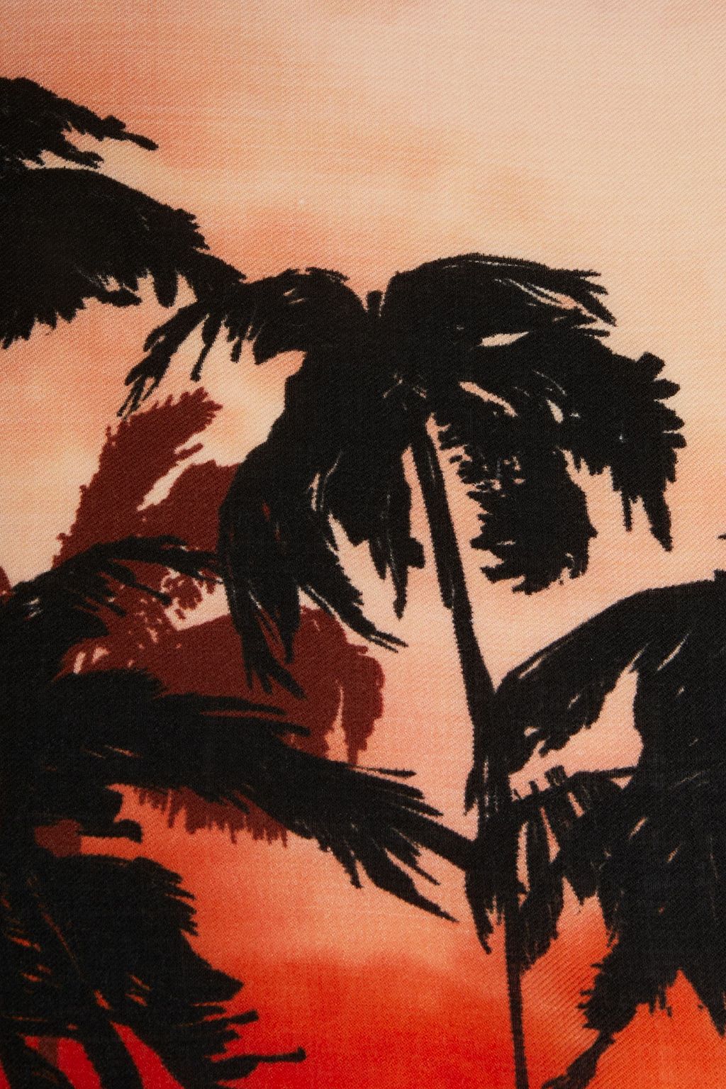 VALENTINO GARAVANI Printed wool and silk-blend twill scarf