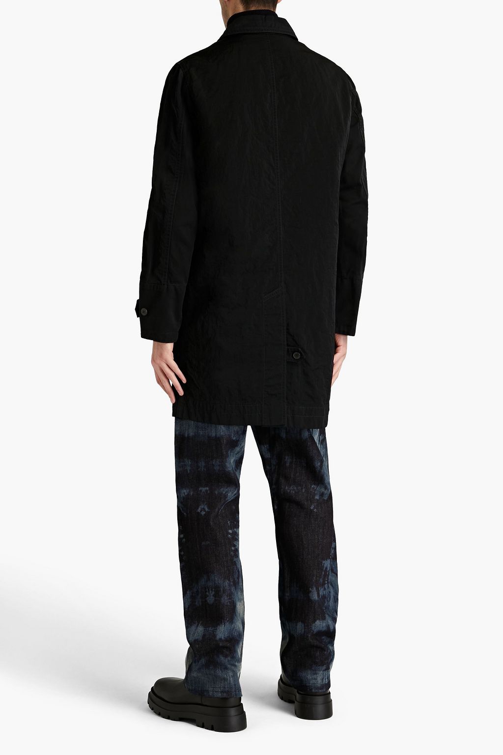 VALENTINO GARAVANI Crinkled shell coat