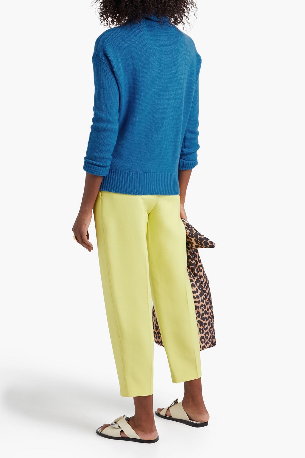 ETRO Button-detailed knitted turtleneck sweater