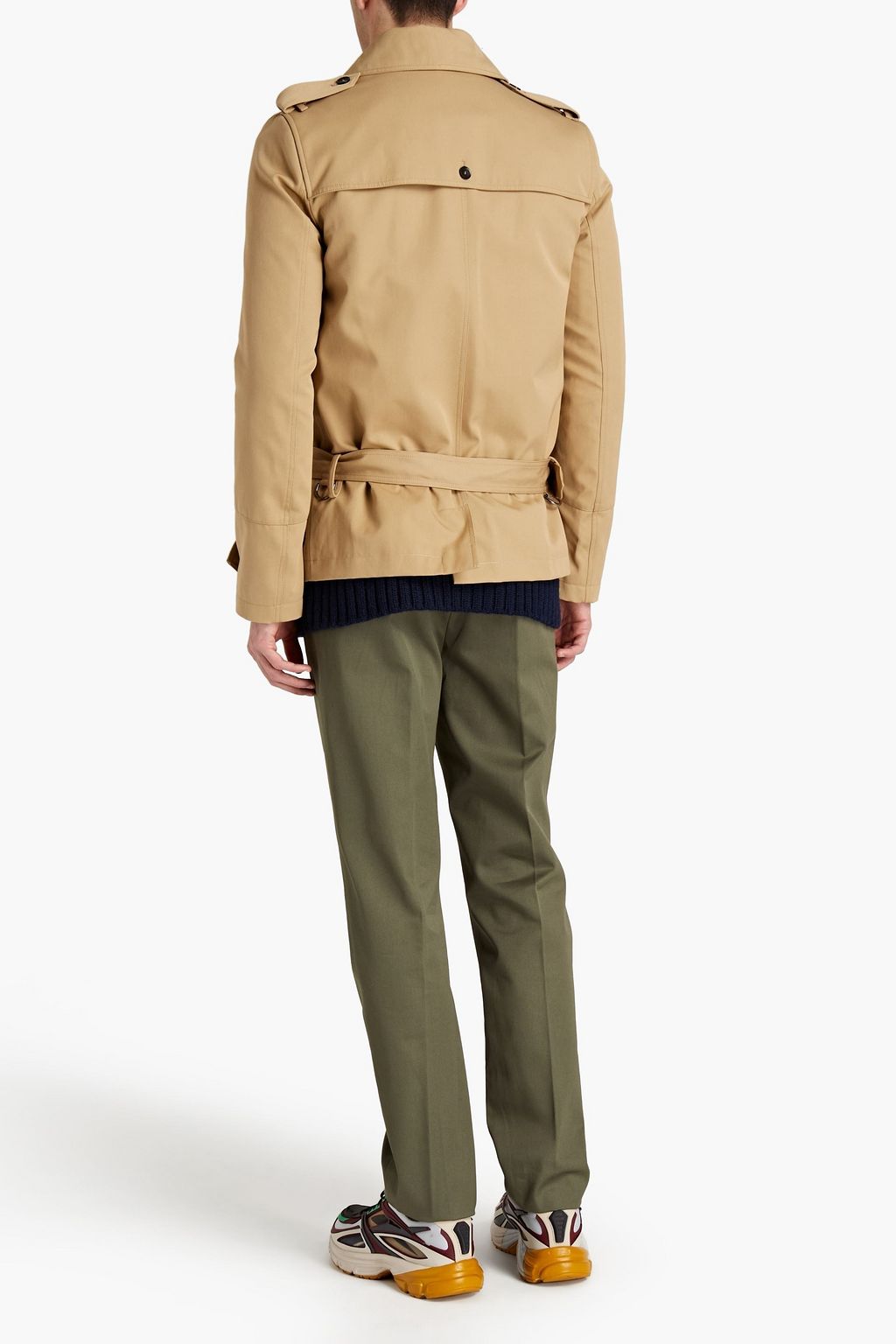 VALENTINO Belted twill trench coat