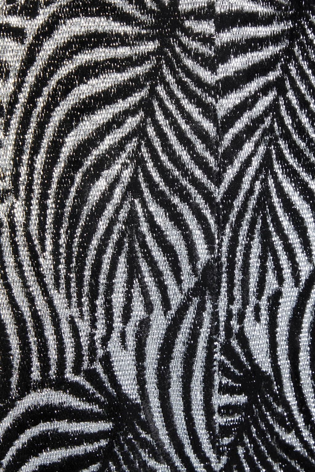 RABANNE Metallic chenille-jacquard dress