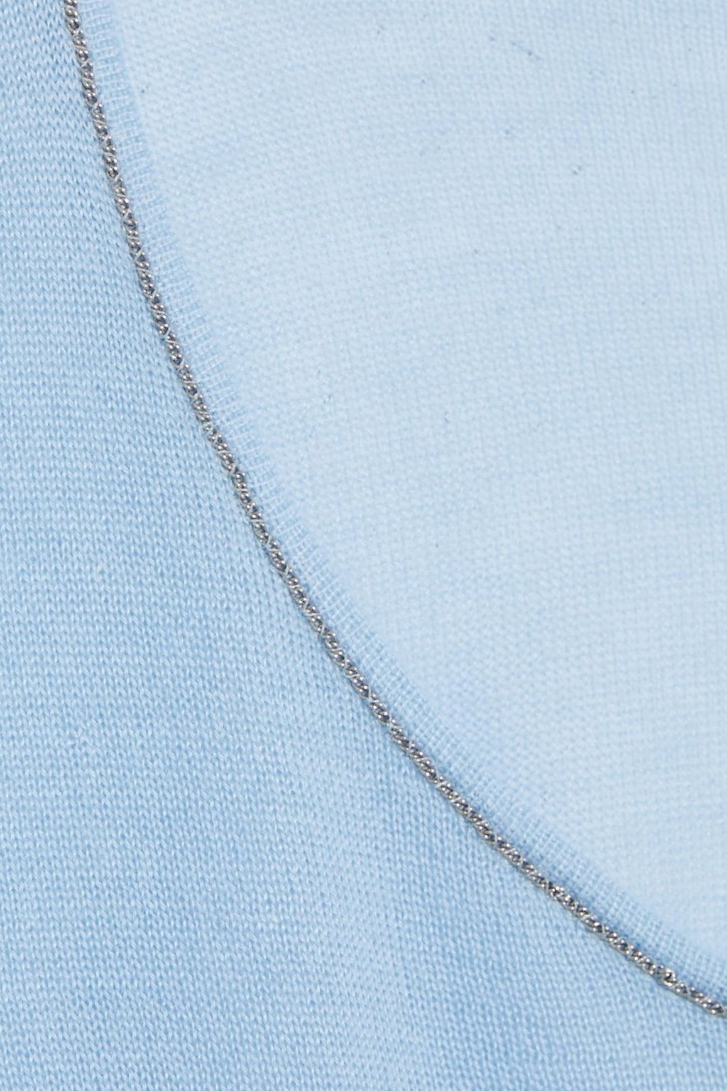 ETRO Bead-embellished cashmere T-shirt