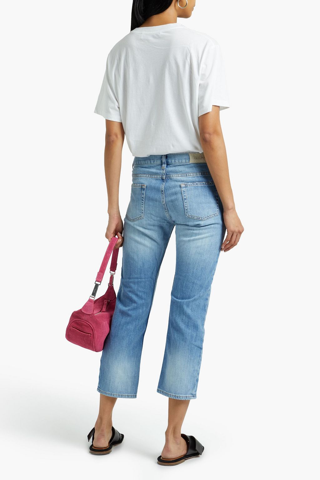 IRO Nalyn cropped mid-rise straight-leg jeans