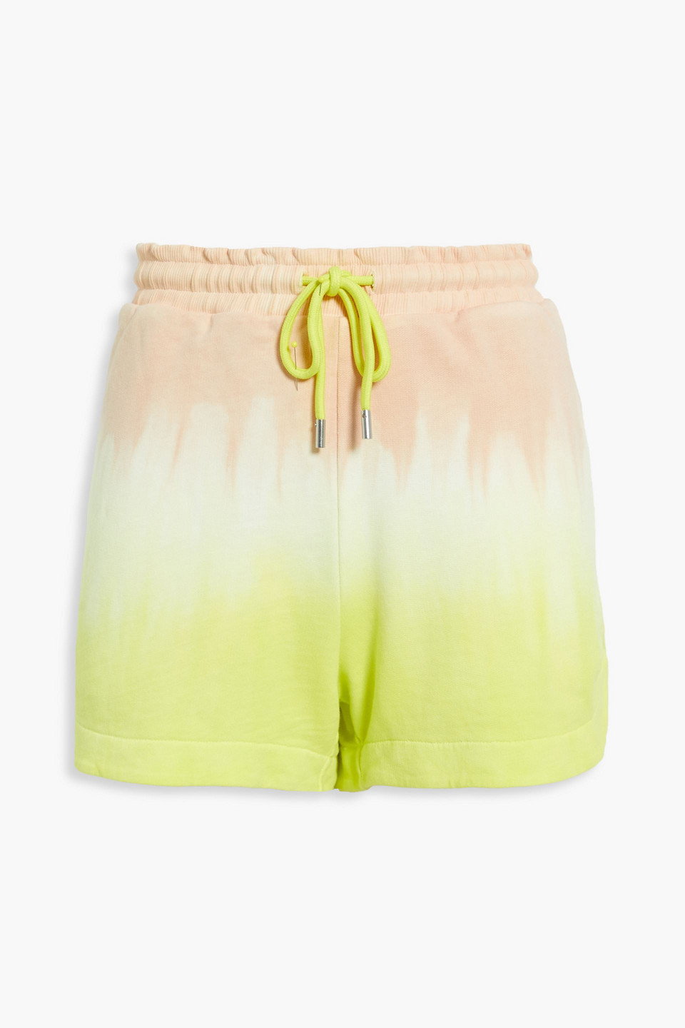 Tie-dyed French cotton-terry shorts