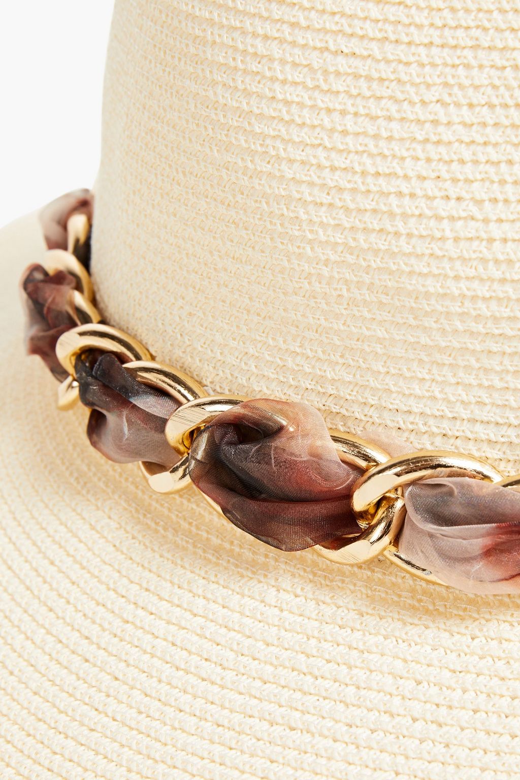 EUGENIA KIM Emanuelle embellished paper-blend Panama hat