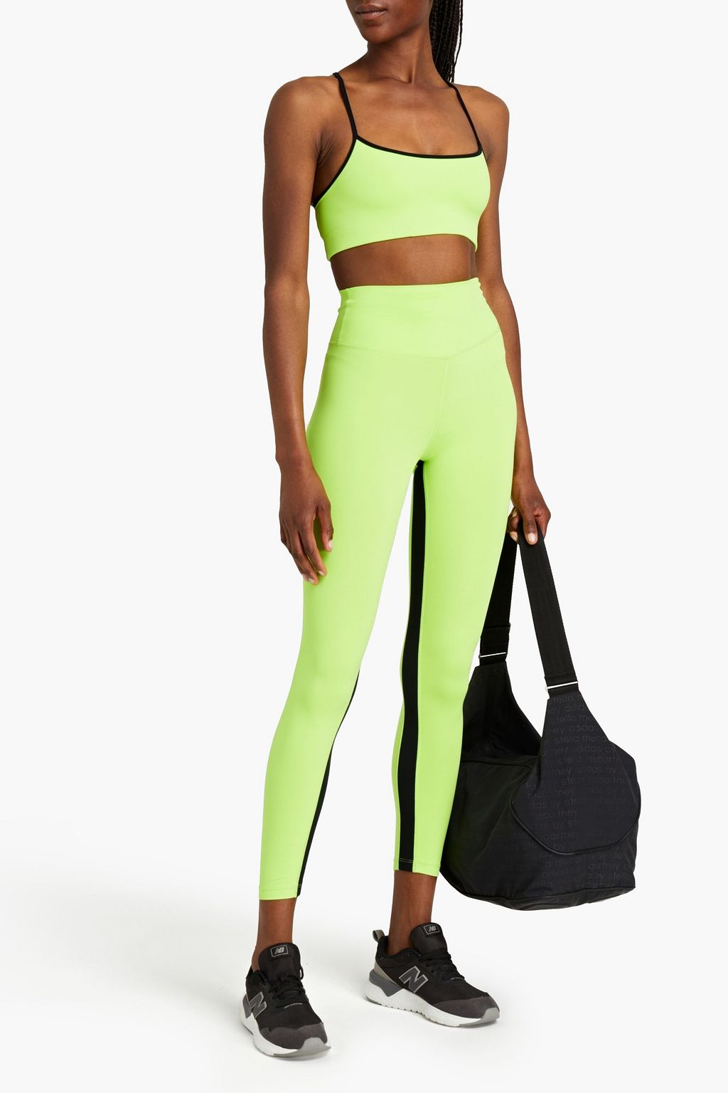 SPLITS59 Liya Airweight neon stretch sports bra