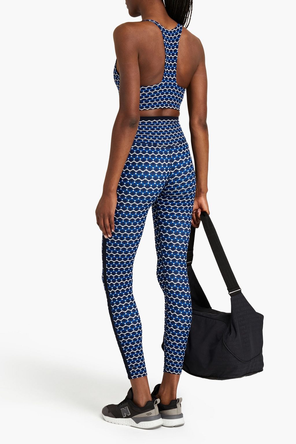 SPLITS59 Sophia striped printed stretch leggings