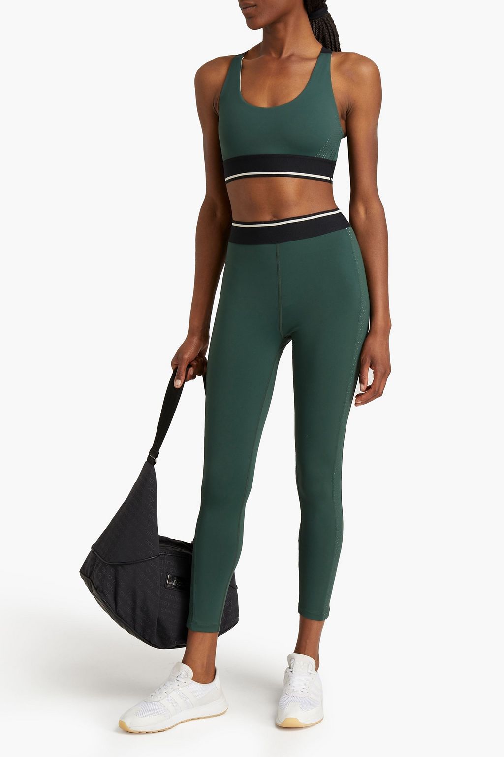 SPLITS59 Phoenix perforated stretch sports bra