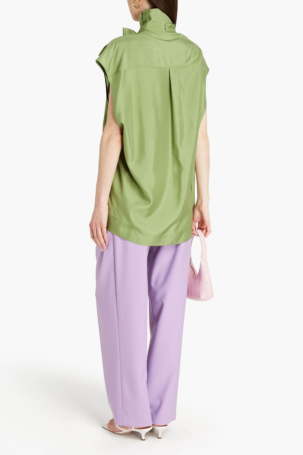 VALENTINO GARAVANI Asymmetrisches Oberteil aus Seide