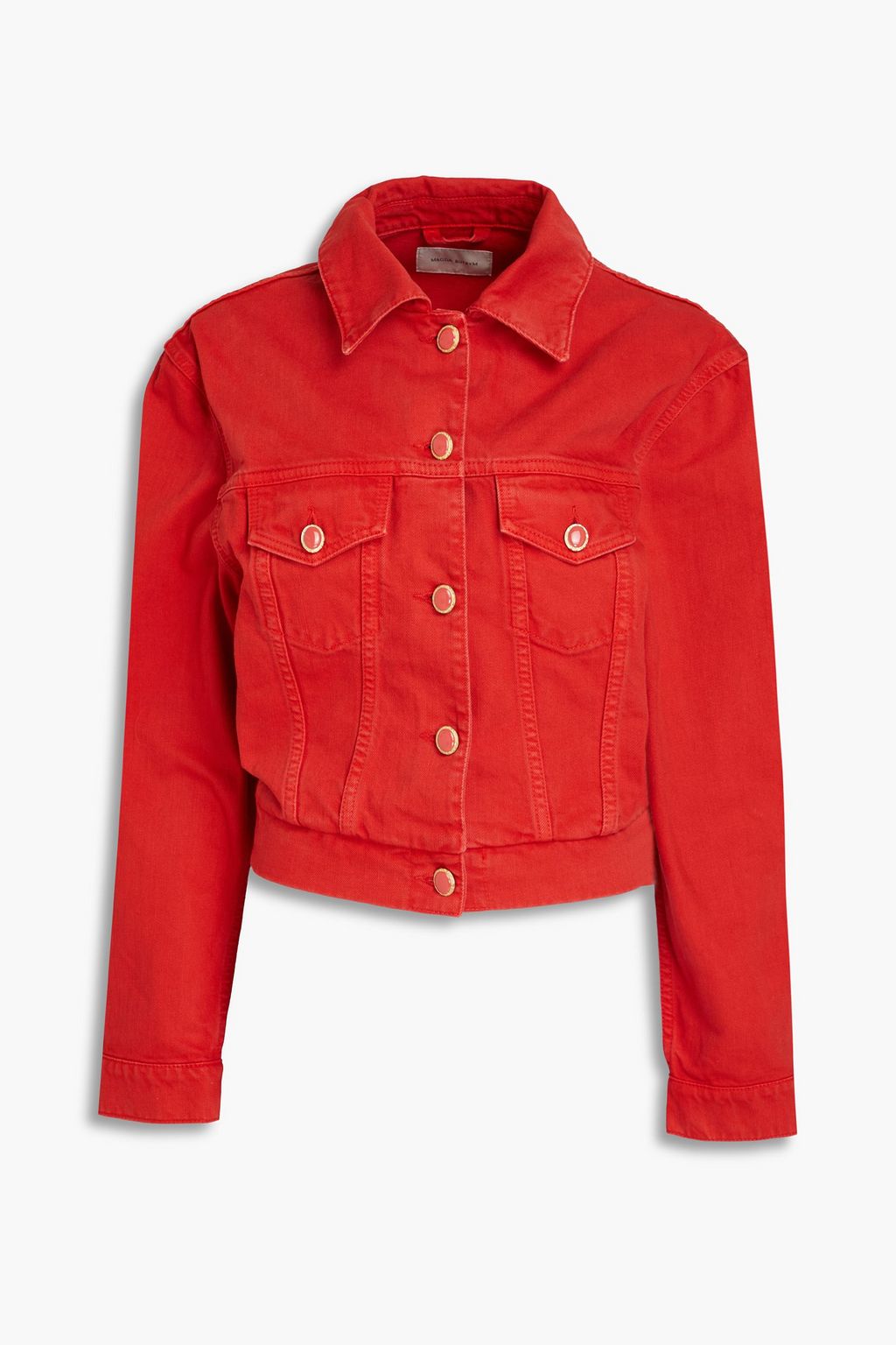 Red Denim jacket | Sale up to 70% off 