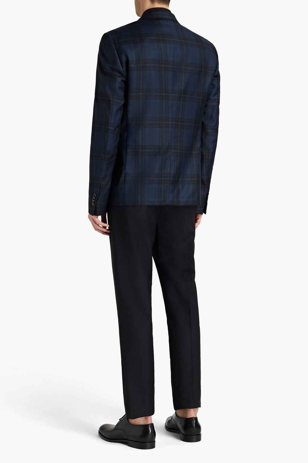VALENTINO GARAVANI Checked wool-twill blazer
