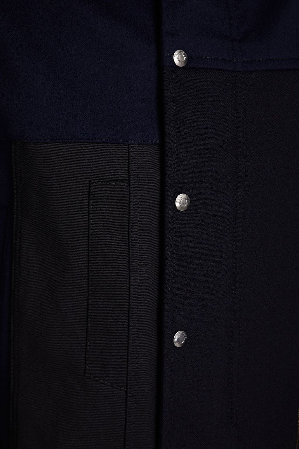 VALENTINO Felt-paneled cotton-twill jacket