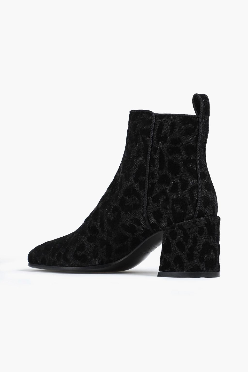 DOLCE&GABBANA ラメ アンクルブーツ フロック加工