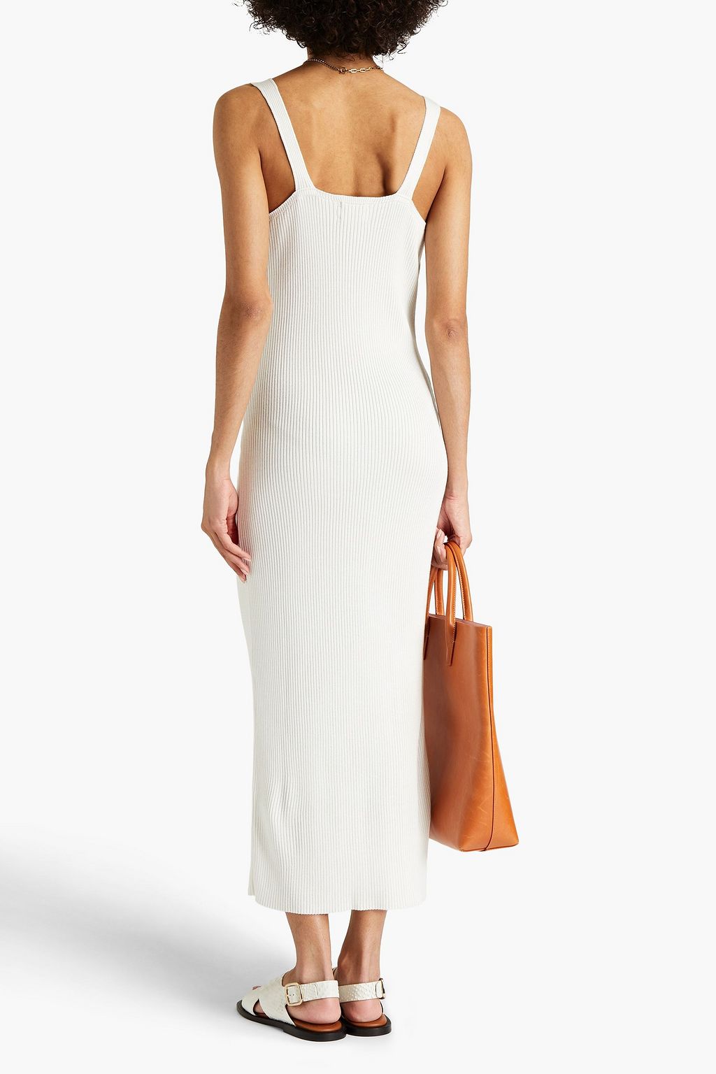 CHARLI Ribbed-knit midi dress