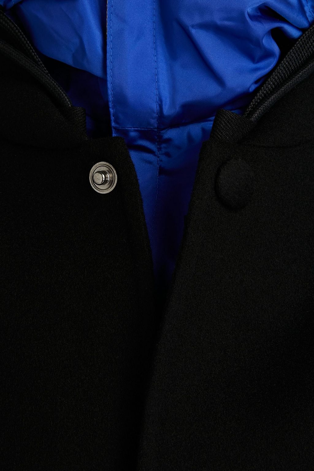 VALENTINO GARAVANI Wool and cashmere-blend felt hooded jacket