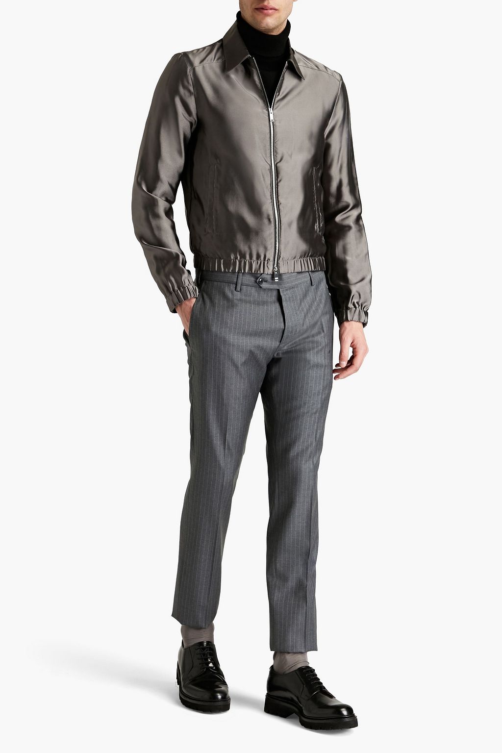 VALENTINO GARAVANI Cupro-satin jacket