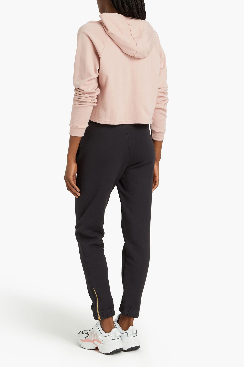 SPLITS59 Zoey French cotton-terry hoodie