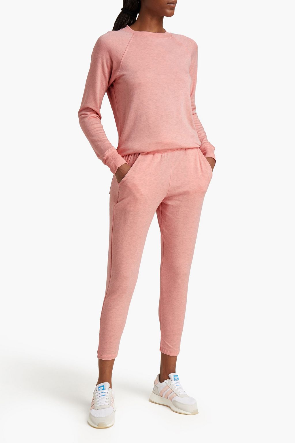 SPLITS59 Reena cropped stretch-modal track pants