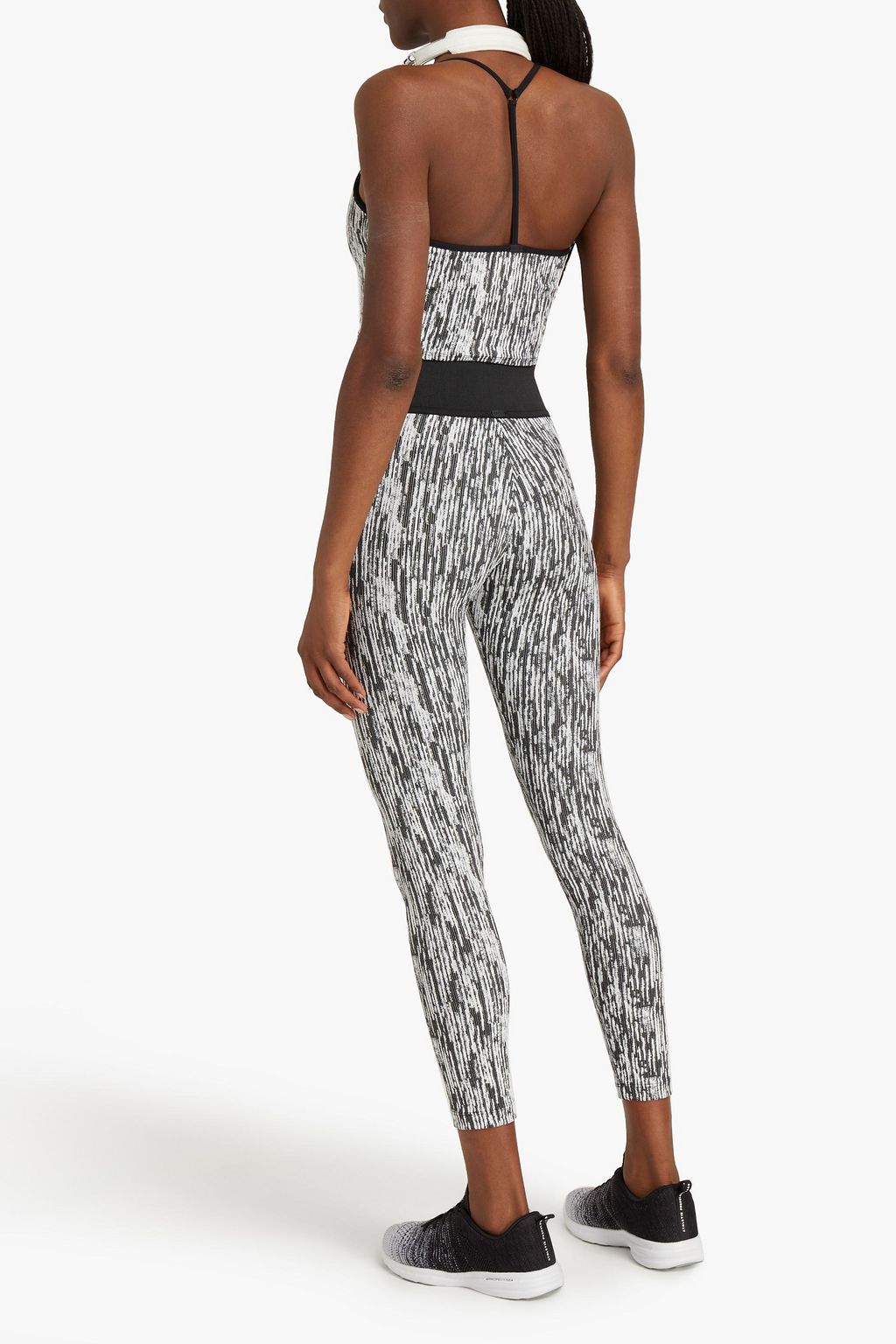 KORAL Playoff textured stretch-jacquard leggings