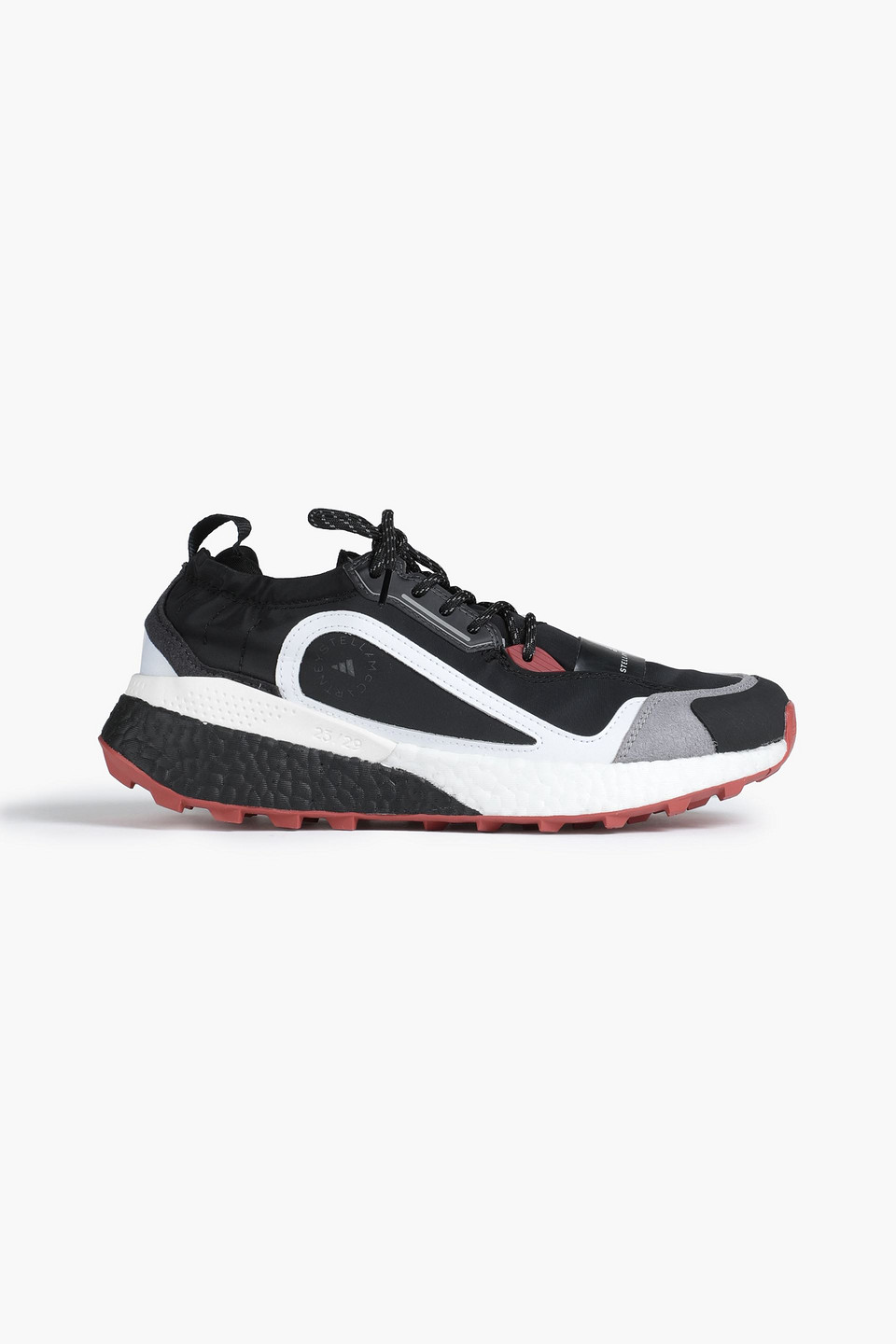 adidas by stella mccartney - outdoor boost 2.0 shell and neoprene sneakers - black - uk 8