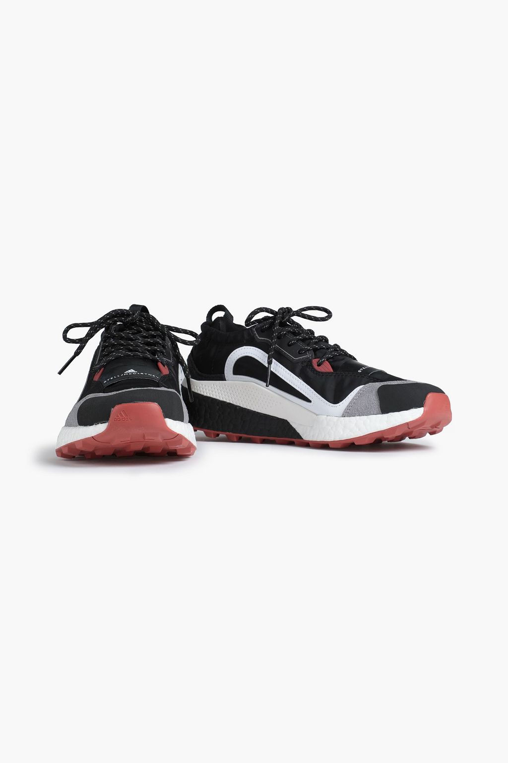 ADIDAS BY STELLA MCCARTNEY Outdoor Boost 2.0 shell, neoprene and faux suede sneakers
