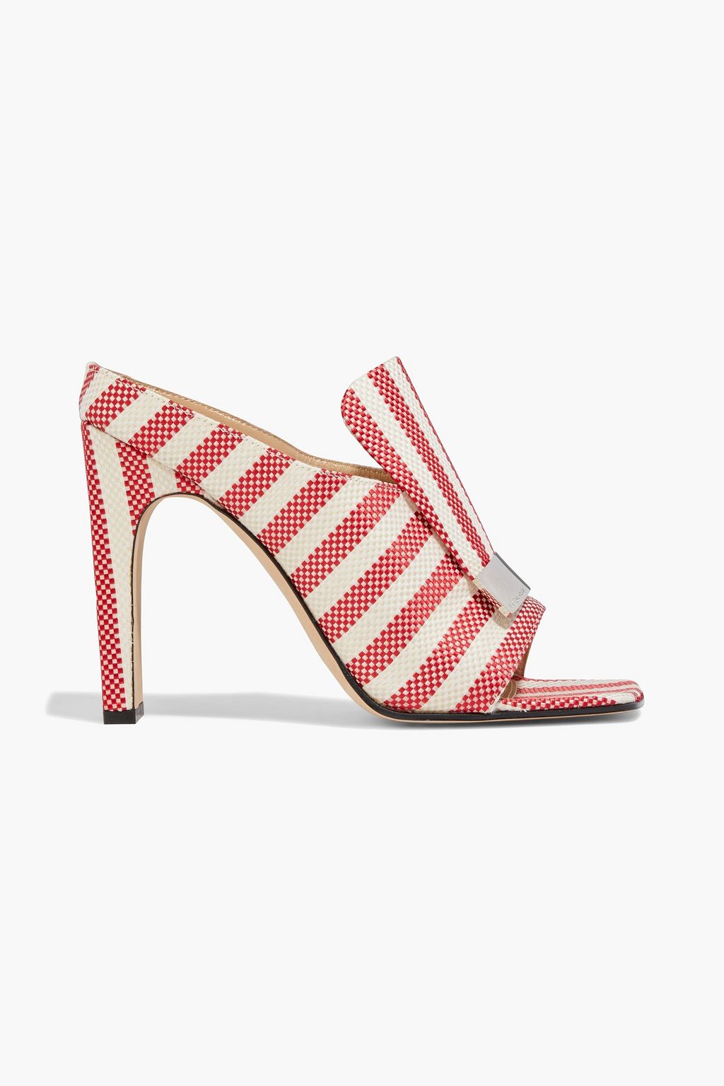 SERGIO ROSSI sr1 striped woven mules | THE OUTNET