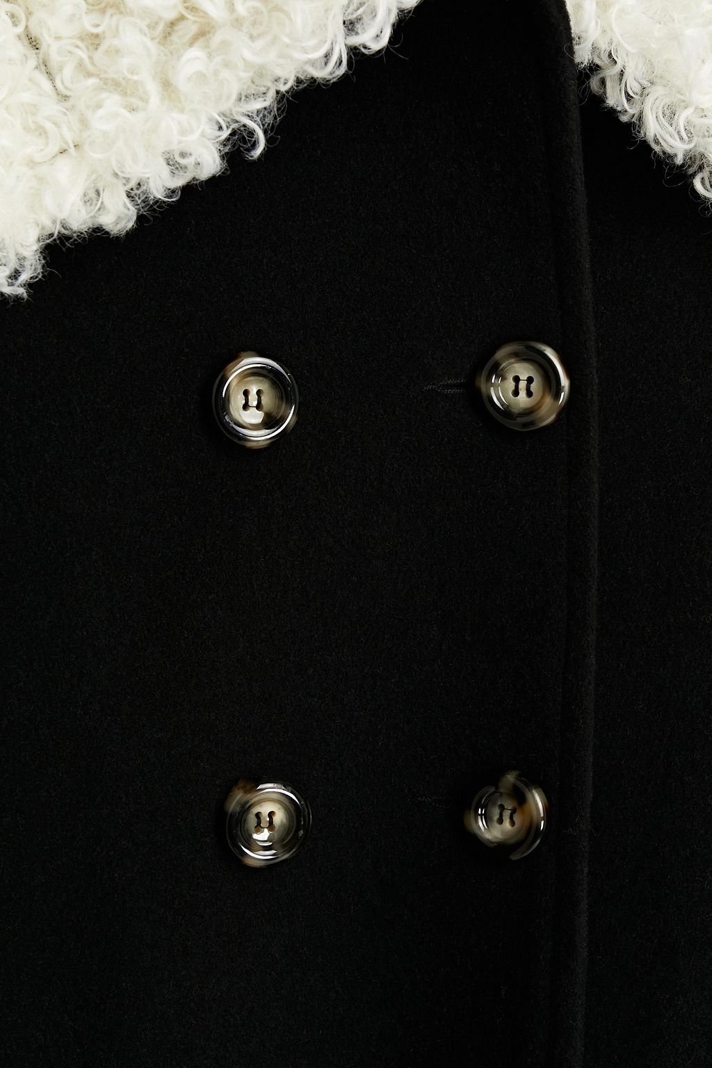 RODEBJER Lainey double-breasted wool-blend coat