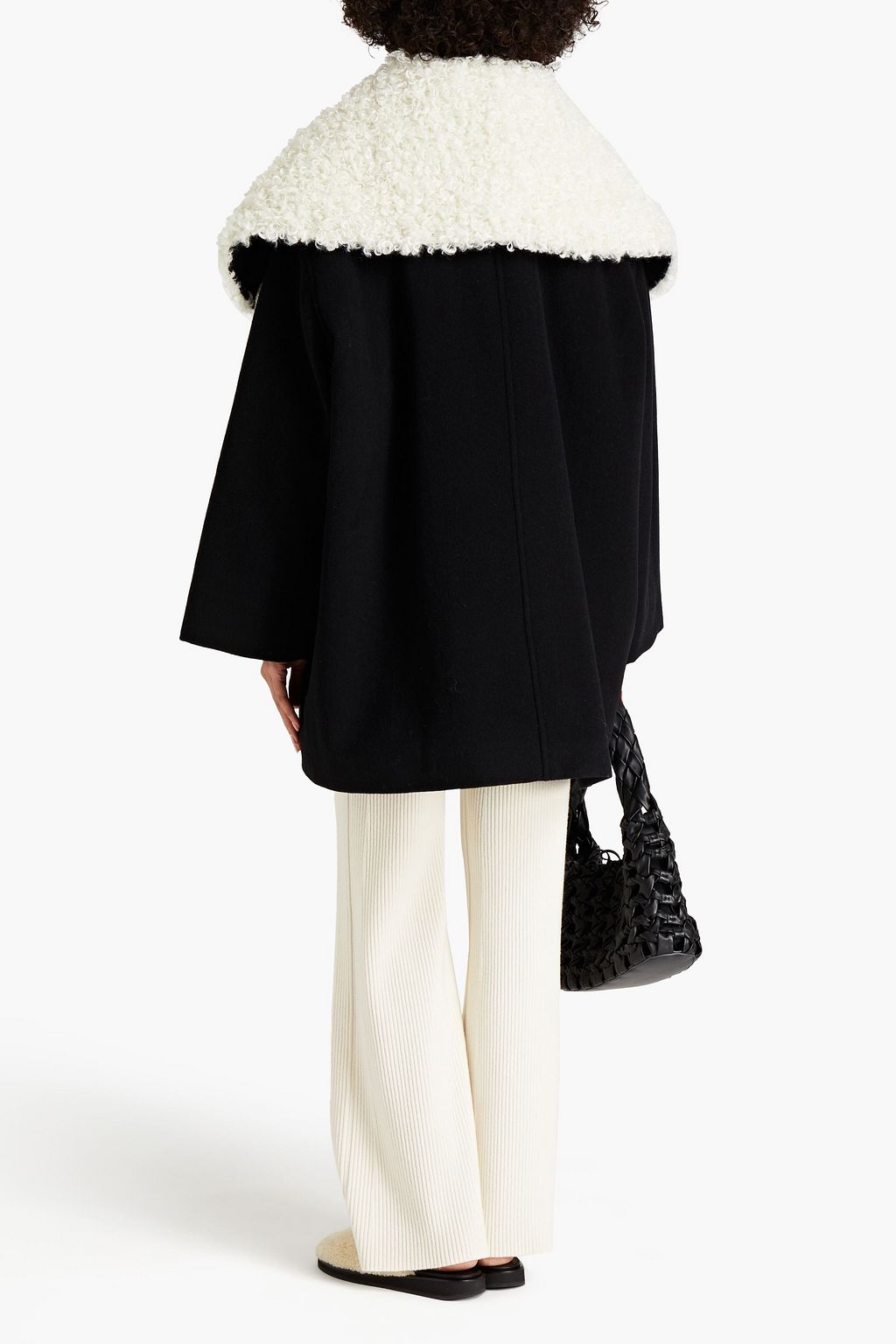 RODEBJER Lainey double-breasted wool-blend coat