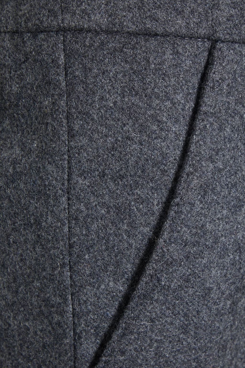 RABANNE Cropped wool-blend wide-leg pants