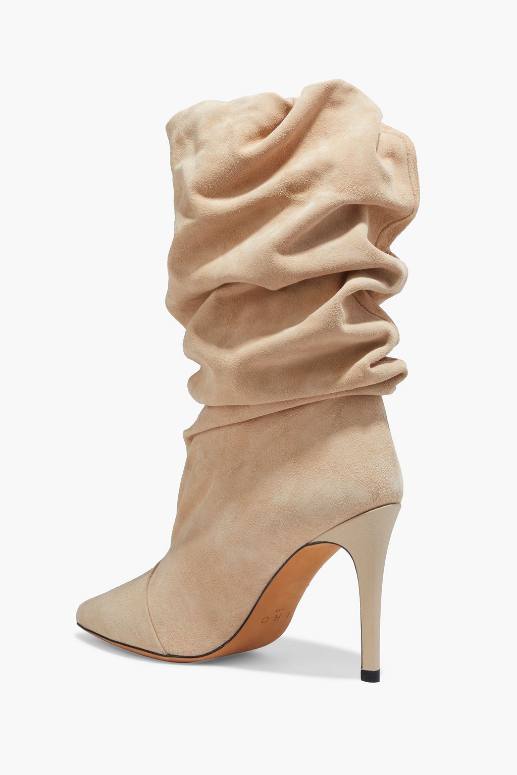 IRO Stevie gathered suede boots