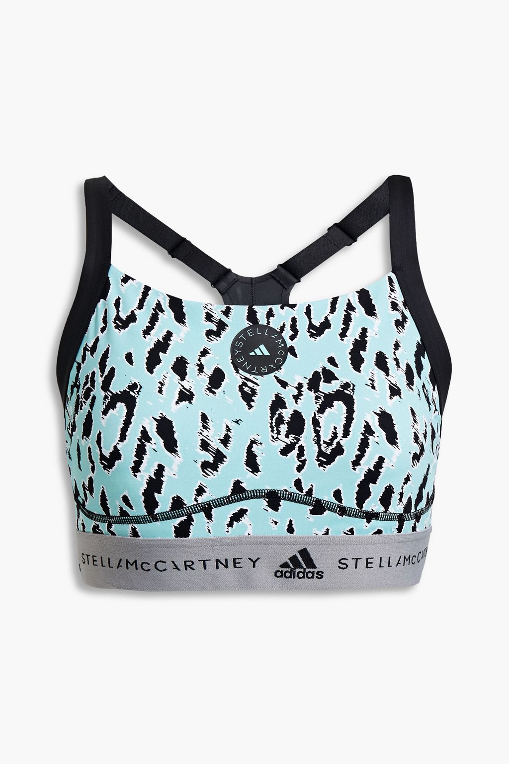 digtere Afrika psykologi ADIDAS BY STELLA MCCARTNEY Cutout leopard-print stretch sports bra | Sale  up to 70% off | THE OUTNET