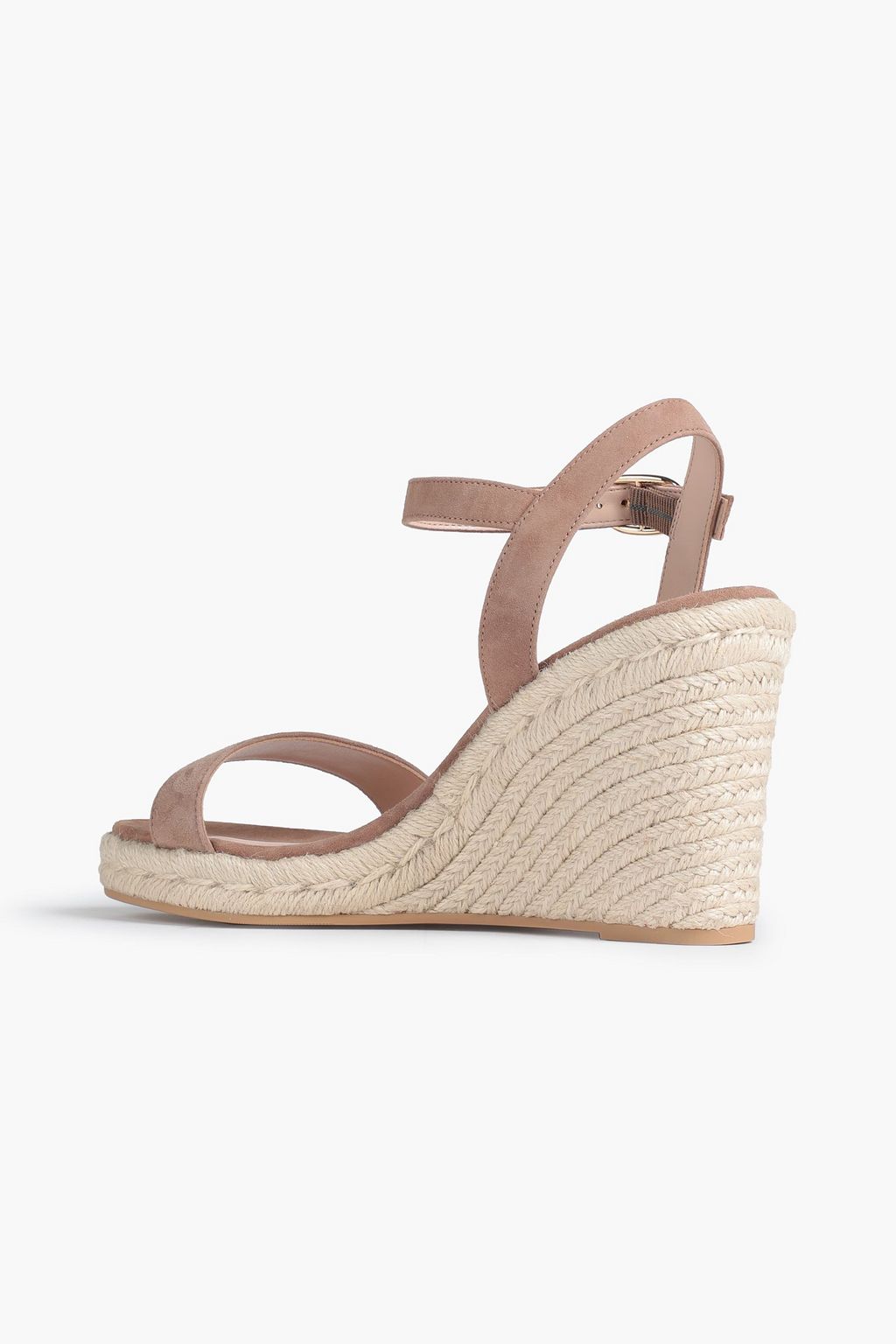 STUART WEITZMAN Teddi suede espadrille wedge sandals