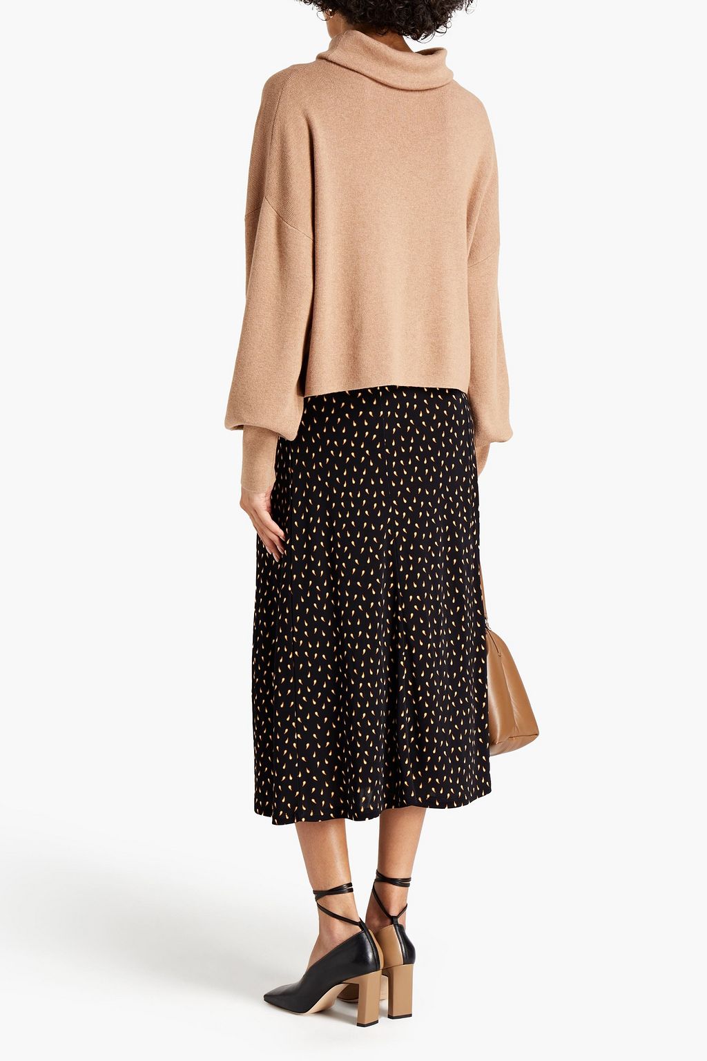 RODEBJER Lanica wool and cotton-blend turtleneck sweater