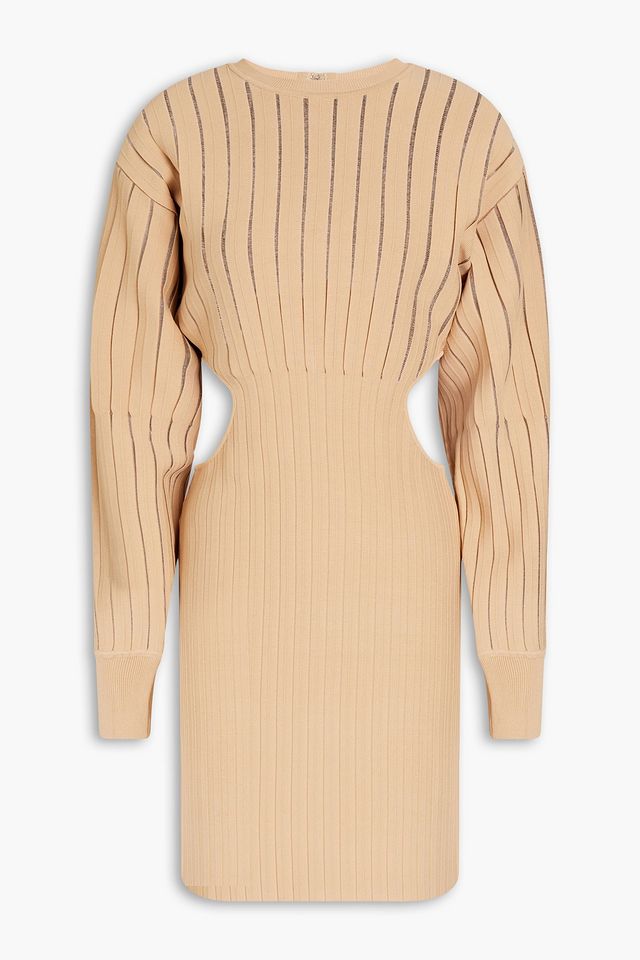 Cutout bandage mini dress