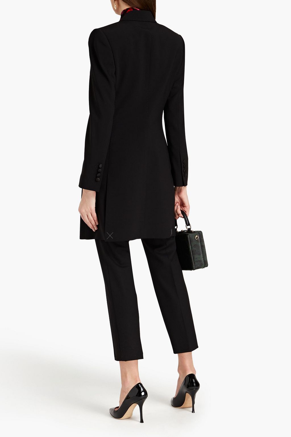 DOLCE & GABBANA ウール混クレープ コート