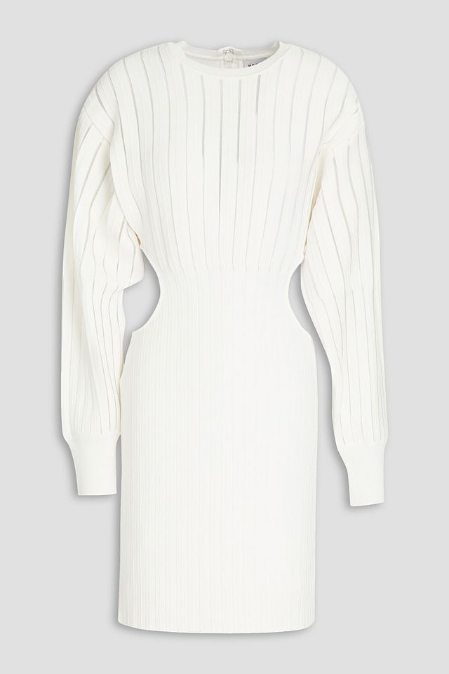 Cutout bandage mini dress