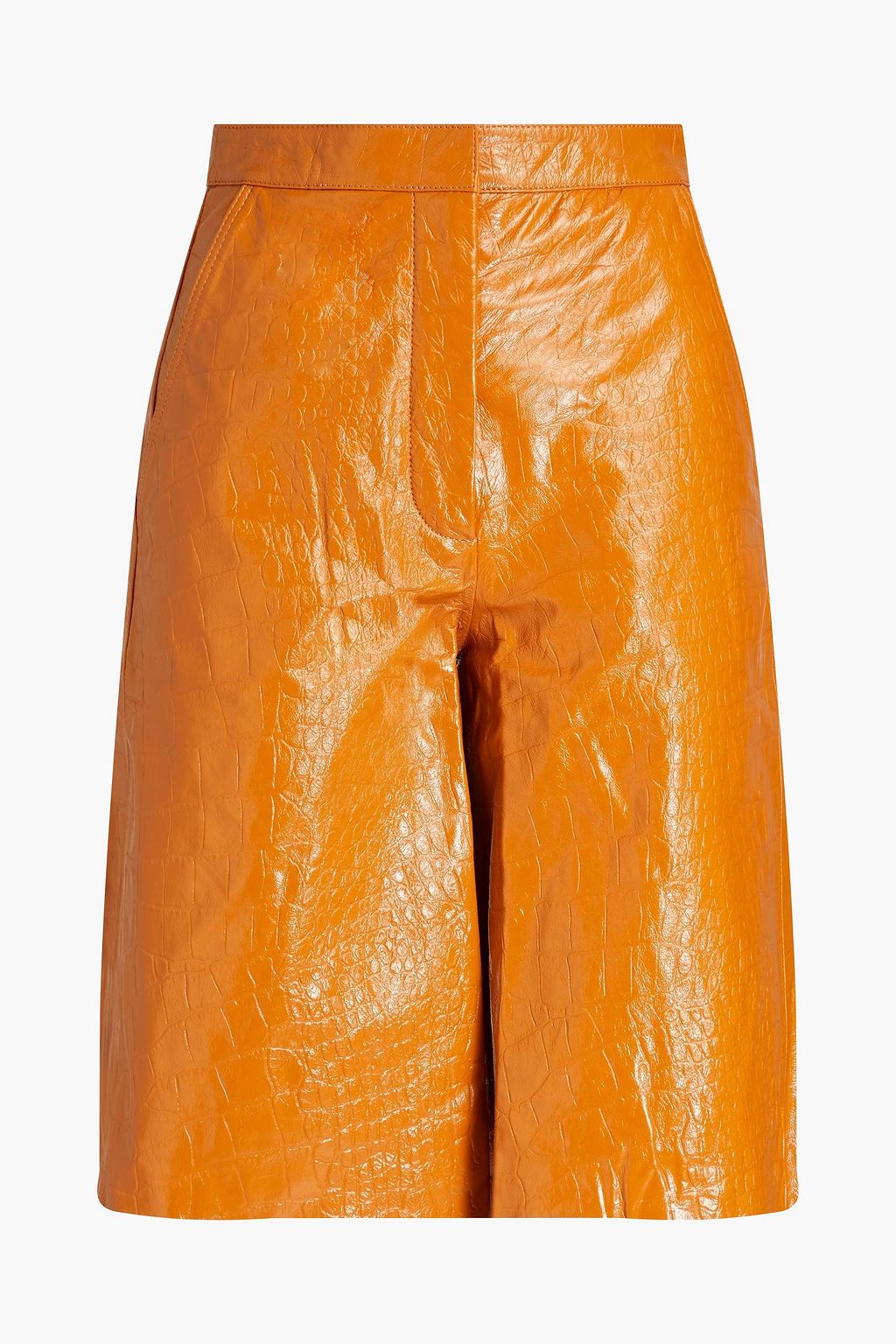 Marigold Manua croc-effect leather 
