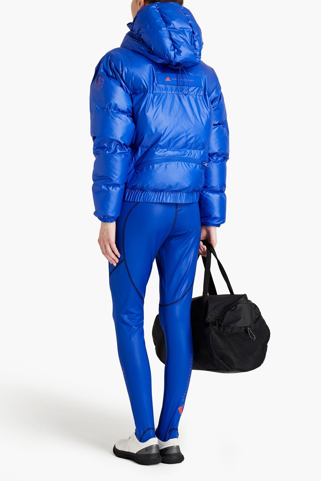 ADIDAS BY STELLA MCCARTNEY Logo-appliquéd quilted shell hooded jacket